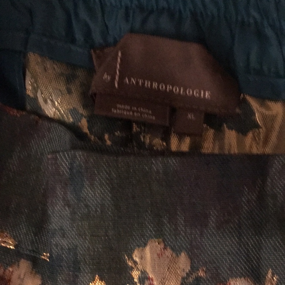 Anthropologie Jacquard Utility Joggers size XL - Picture 4 of 4